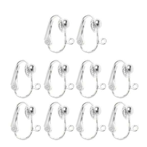 Clip-on Earring Converter With Comfort Earring Pads U-shaped Clip Ear Findings for Earring and Non-Pierced Ears
