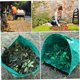 thumbnail image 3 of Bolsas de basura de jardín resistentes, bolsas de jardín grandes de 200 L Bolsas de almacenamiento con asas Bolsa de basura Bolsa reutilizable Bolsa de PP Bolsas de basura verdes, 3 of 5