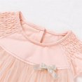 thumbnail image 5 of Gibobby Vestido invierno mujer Vestido de tul sólido de manga larga con volantes para niñas recién nacidas(Rosa, 0-3 Meses), 5 of 5
