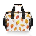 thumbnail image 7 of FORMRS Insulated Cooler Bag 24 Cans Capacity Soft Leakproof Lunch Box with Side Pockets, Orange Leaves, 7 of 7