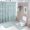 Floral 7, variant on Bathroom Rugs Sets 4 Piece with Shower Curtain, Floral Pattern Printed on Bathroom Shower Curtain Sets with Rugs, Great for Master Bath Beach House Modern Home, 72 x 72 inches