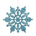 thumbnail image 1 of Flocon de Neige Turquoise Brillant de 6,25 Po 12-Pvc Bx, 1 of 1