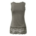 thumbnail image 4 of Lace Camisole Tank Tops for Women, Soft Stretch Ribbed Cami,Womens V Neck Sleeveless Shirts 2026 Summer Casual Trendy Dressy Cami Top, 4 of 5