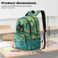 thumbnail image 7 of DISNIMO Cat Printed Cute Backpack for Kids Girls 17 Inch Lightweight Bookbag with Padded Straps for Elementary Middle Students, Back to School Gifts, 7 of 7
