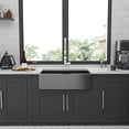 thumbnail image 3 of 33 Gunmetal Black Farmhouse Sink - 33 Inch Kitchen Sink Stainless Steel 16 gauge Apron Front Kitchen Sink, 3 of 7