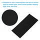 thumbnail image 3 of Parche de reparación de chaqueta de plumas 4" x 8", paquete de 10 parches autoadhesivos de tela de nailon para tienda de campaña y ropa, negro, 3 of 7
