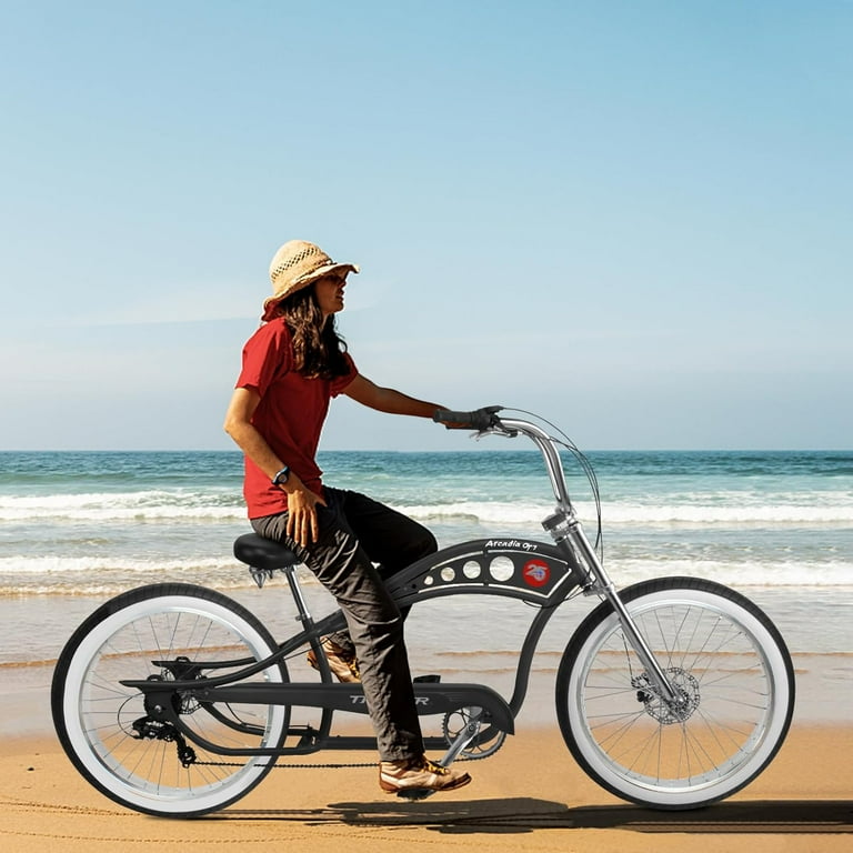 Tracer Arcadia GT 26'' Stretch Beach Cruiser Bike,26 inch Wheel