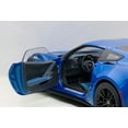 thumbnail image 3 of Chevrolet Corvette Stingray C7 Z06 Laguna Blue Tintcoat 1/18 Model Car by Autoart, 3 of 5
