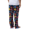 thumbnail image 4 of Power Rangers Mens' All-Over Tossed Print Red Pink Black Yellow Power Ranger Helmet Sleep Lounge Pajama Pants, 4 of 6