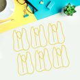 thumbnail image 1 of Shaped Paper Clips, Paper Clips Metal Rustproof  for Office Red,Yellow, 1 of 7