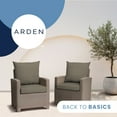 thumbnail image 3 of ARDEN Basics Outdoor Deep Seat Set, 22 x 24, Rain-Proof and Fade Resistant,, 3 of 9