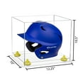 thumbnail image 2 of Clear Acrylic Baseball Batting Helmet Display Case with Yellow Risers and Clear Base (A012-YR), 2 of 2