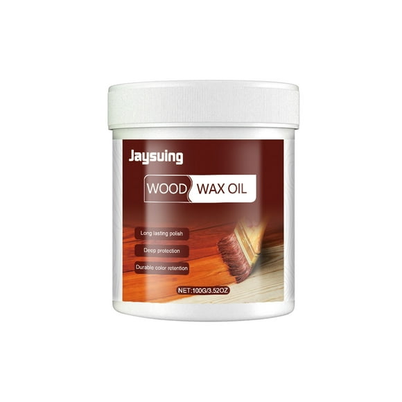 EGNMCR Wood Wax Oil, Solid Wood, Transparent Color, Water-based Wood Oil, Solid Wood Furniture Maintenance, Flooring, Outdoor Varnish, Tung Oil gl ue