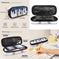 thumbnail image 6 of Xoenoiee Navy Blue Baseball Star Ice Cream Drip Print 4 PCS Backpack Set for Girls Boys Kids Large Capacity Student Schoolbags Bookbag Knapsack with Cooler Lunch Box Pencil Case Water Bottle Sleeve, 6 of 7