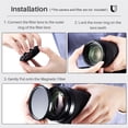 thumbnail image 3 of Mistaha UURig R-67L 67mm Magnetic Lens Filter Adapter Ring Compatible with DSLR Camera Universal Filter, 3 of 7