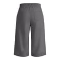 thumbnail image 5 of Gamivast Linen Capri Pants for Women Cropped Wide Leg High Waisted Flowy Pants Drawstring Elastic Waist Culotte Pants with Pockets for Vacation Casual Days Breathable Lounge Beach Wear, 5 of 6