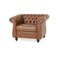 thumbnail image 4 of Newboti Furniture Mirod Tufted Accent Chair ,PU,Living Room 37512, 4 of 12