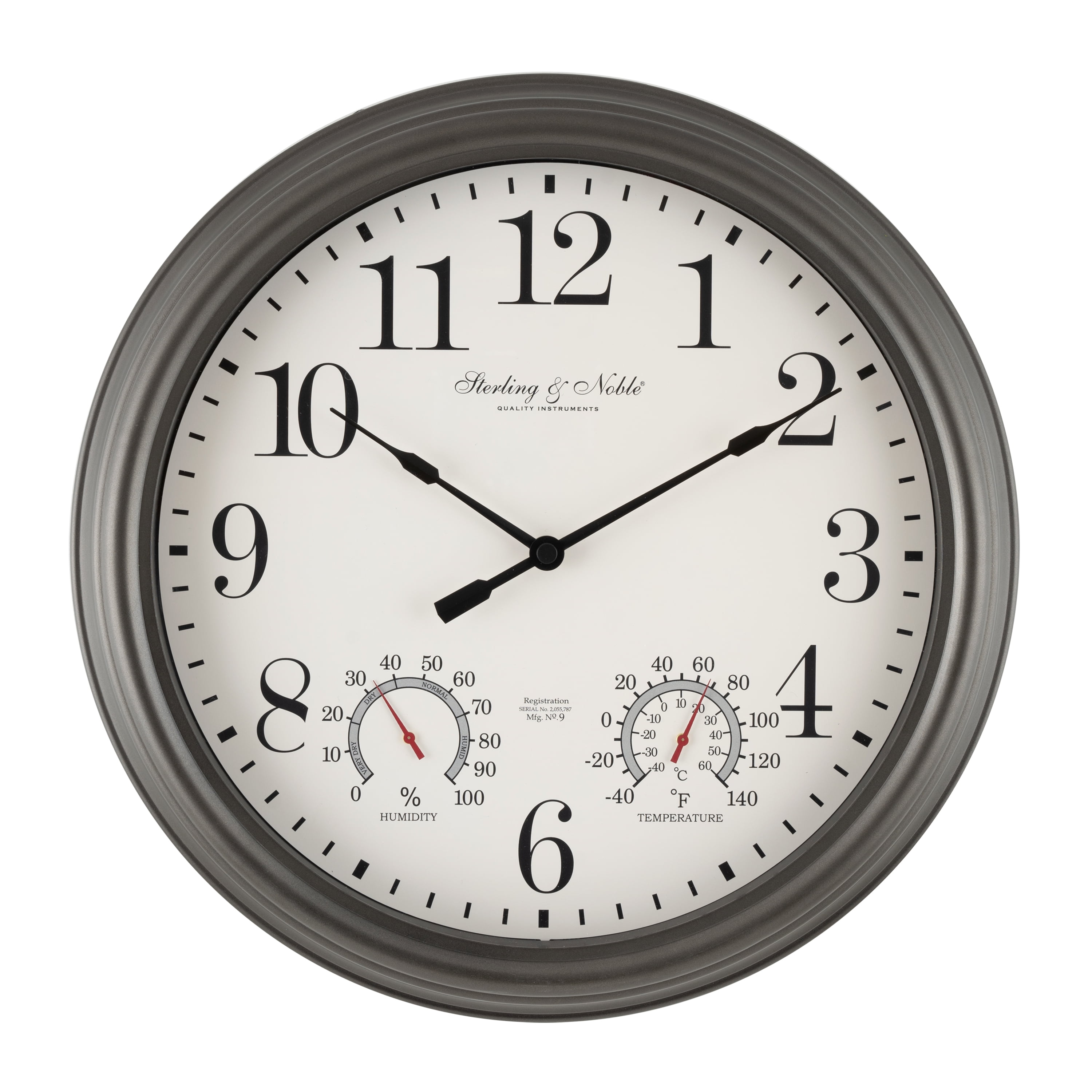 14 Inch Retro Wall Clock Silent,Accurate Time,Big Numbers