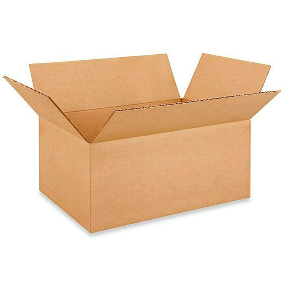 IDL Packaging Medium Corrugated Shipping Boxes 18"L x 12”W x 8"H (Pack