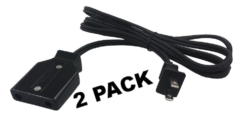 2 Pk Roaster Power Cord 6' 11/16" for Farberware Presto Fits two prong
