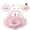 Pink, variant on Baby Gym Playmat with Seat Cushion, Tummy Time Mat, 6 Detachable Toys for Infant Newborn Toddler 0-18 Months,Beige