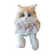 thumbnail image 3 of Ragdoll Cat Animal relleno cómodo, cómodo, de gatos suaves, juguete para niños regalos Bufanda rosa de gato, 3 of 9