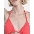 thumbnail image 4 of No Boundaries Herringbone Crinkle Triangle Bikini Top, Women's, 4 of 5