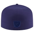 thumbnail image 4 of Men's New Era Navy Sporting Kansas City Color Pack A-Frame 59FIFTY Fitted Hat, 4 of 5