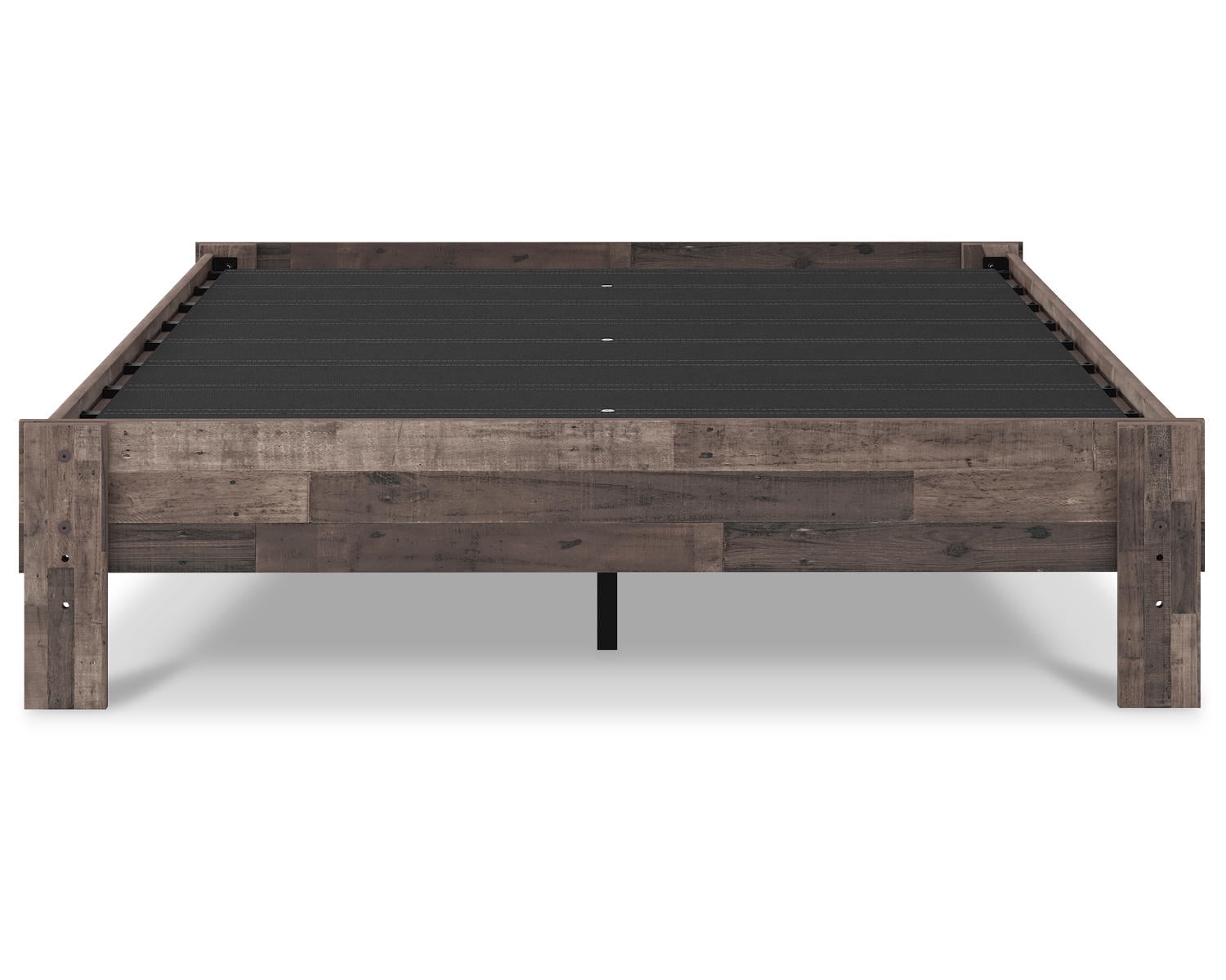 Signature Design by Ashley Casual Neilsville Queen Platform Bed  Multi Gray