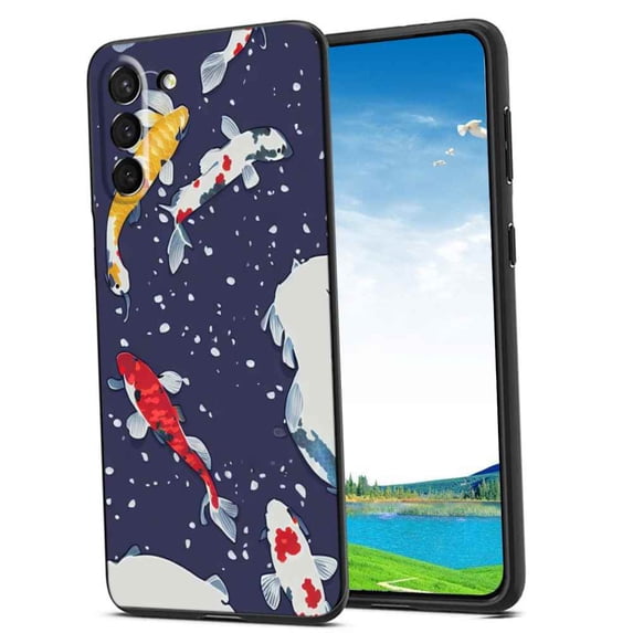 Compatible with Samsung Galaxy S22+ Plus Phone Case, Koi-Fish-30 Case Silicone Protective for Teen Girl Boy Case for Samsung Galaxy S22+ Plus