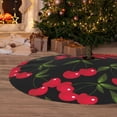 thumbnail image 6 of Sikiie Cherry 30-48 inches {designName} Print Christmas Tree Skirt Snowman Xmas Tree Skirt with Edge Christmas Decorations for Holiday Party48", 6 of 7
