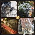 thumbnail image 6 of 1000 sqft Halloween Spider Web Decorations, with 20 Extra Fake Spiders for Outdoor Cobwebs Halloween Party Decor, 6 of 8