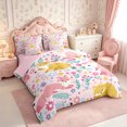 thumbnail image 2 of Manfei Floral Fox Queen Bedding 7pcs,Cartoon Animal Bedding Comforter Set Queen,Reversible, 2 of 6