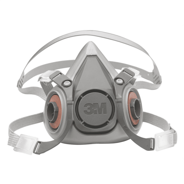 3M Industrial Reusable Half-Face Respirator, Dust Smoke