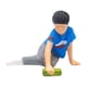 thumbnail image 4 of Figura de niño sentado a escala 1/64, figura pintada en miniatura, coleccionable, accesorio fotográfico DIY camisa azul, 4 of 9