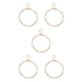 thumbnail image 3 of Qarigey Tobillera Elegante Universal Oro Plata Joyería estética con diamantes de imitación Tobilleras transparentes Cadenas para pies Oro Oro 5piezas Qarigey CBP253606, 3 of 5