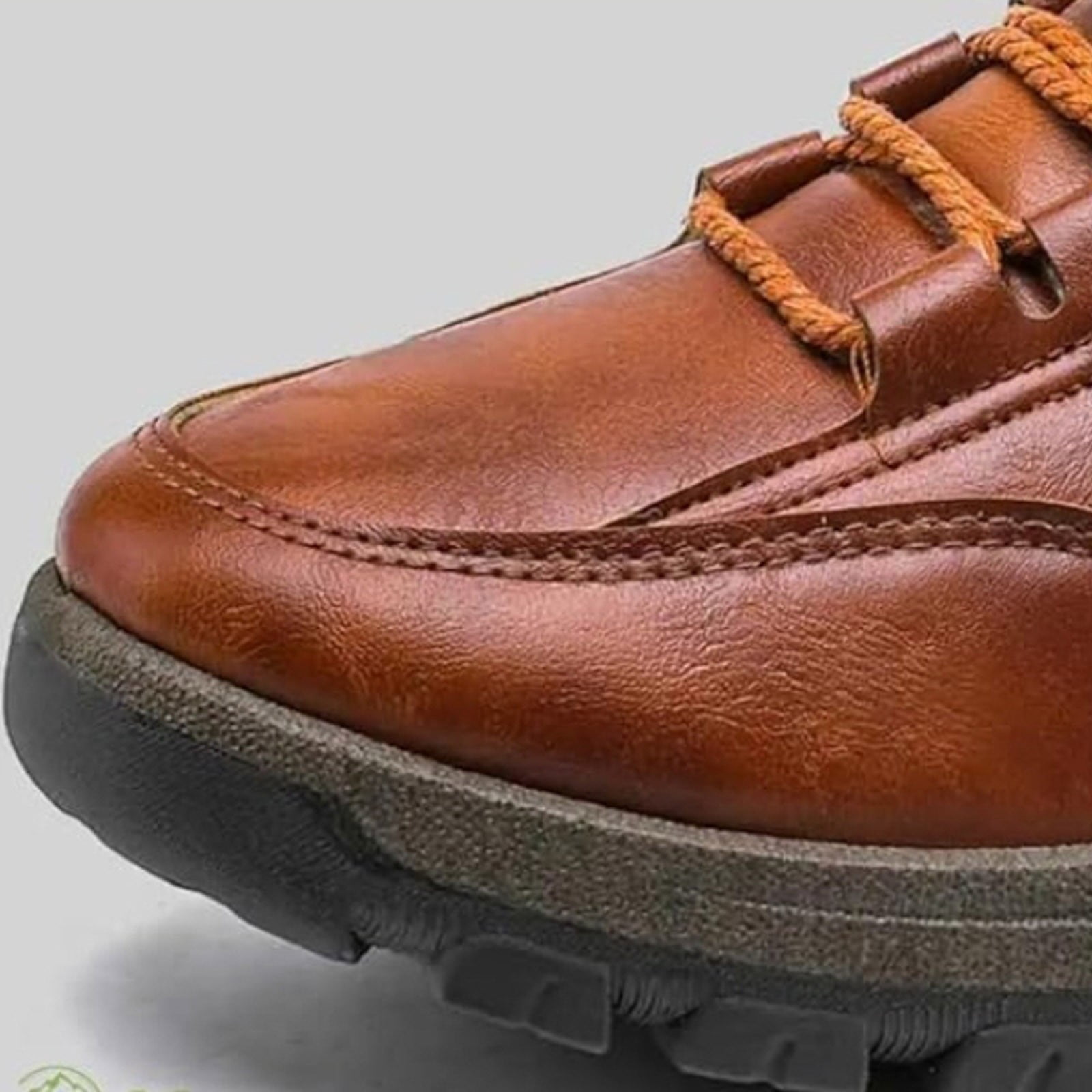 IUJSOY Waterproof Shoes for Men Lightweight Hiking Shoes Leather Outdoor Casual Walking Shoes