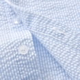 thumbnail image 6 of Baby Boy Girl Summer Outfits Peter Pan Collar Girl Dress Kids Puff Sleeve Button Dress Matching Boy Suspender Short Outfit Sets, 6 of 8