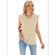thumbnail image 1 of Camisetas Sin Mangas Informales para Mujer, Blusa Básica Holgada de Verano, Ropa de Moda Albaricoque XL, 1 of 7