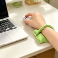 thumbnail image 6 of 1 Pc Ergonomic Wrist Rest Cushion for Keyboard and Mouse, Soft Plush Wrist Pillow with Adjustable Elastic Strap, Provides Comfortable Support for Home Office Gaming and Typing, Fruit Green, By Harlik, 6 of 8
