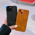 thumbnail image 5 of Dteck for iPhone XS Max 6.5 Inch, Skin-feeling Wrinkle Soft TPU Lens Protection Drop-proof Shockproof Cover Case for iPhone XS Max, Brown, 5 of 6