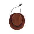 thumbnail image 3 of Sombrero de vaquero para mascotas, lindo y divertido sombrero de vaquero para perros, gatos, perros, fiestas, festivales, uso diario, marrón, 3 of 12