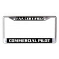 thumbnail image 1 of Cadre de Plaque d'Immatriculation Chromée pour Pilote Commercial, 1 of 1
