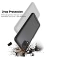 thumbnail image 5 of Sturdy Clear Case for Samsung Galaxy A12 5G / Galaxy A13 5G, Tekcoo Full Body Heavy Duty Protection Tempered Glass Screen Protector Shockproof Rugged Case Cover -Black, 5 of 11