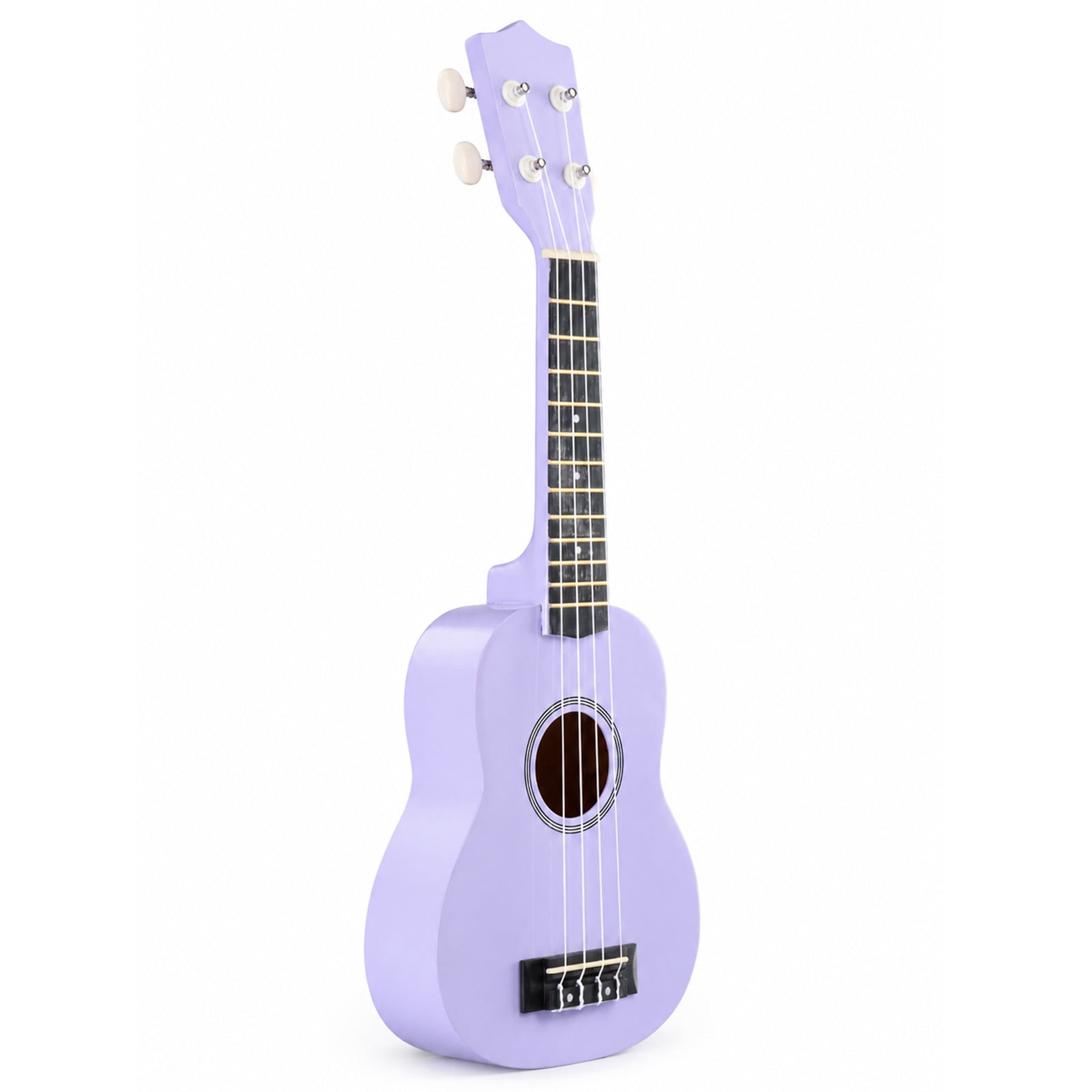 21 Inch Ukulele Beginner Kit with Bag Capo Strap Picks Tuner