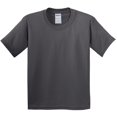 thumbnail image 1 of Gildan - Camiseta básica de manga corta Unisex Estilosa Suave Niños Niñas - Verano/Calor (Carbón), 1 of 2