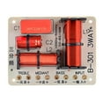 thumbnail image 2 of 2Pcs 150W 3 Way Audio Speaker Crossover Treble + Midrange + Crossover Speakers Filter Frequency Divider 1000 5000Hz, 2 of 5