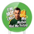 thumbnail image 3 of Acrylic Big Bang Theory Sheldon Cooper I'm Not Crazy Cake Topper Party Decoration for Wedding Anniversary Birthday Graduation, 3 of 7