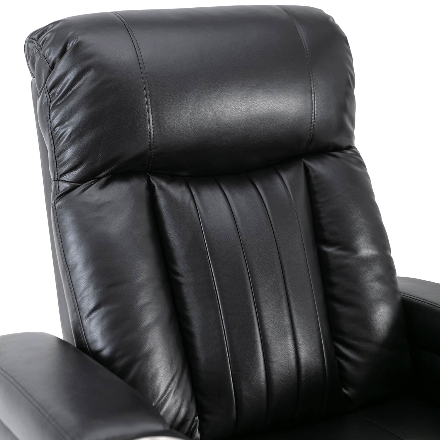 Kadyn Power Motion Recliner, Modern Recliner Chair with USB Charging Port and Hidden Arm Storage, PU Power Motion Recliner with 2 Convenient Cup Holders Design, Black Kadyn Power Motion Recliner, Modern Recliner Chair with USB Charging Port and Hidden Arm Storage, PU Power Motion Recliner with 2 Convenient Cup Holders Design, Black