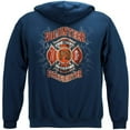 thumbnail image 5 of Fire Dept Faded Planks Firefighter 100% Cotton Navy T-Shirt Medium, 5 of 7